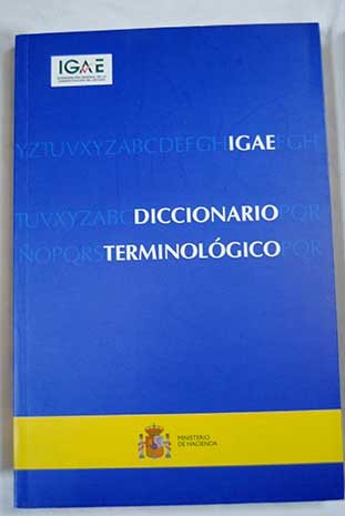 Stock image for Diccionario Terminolgico de la Igae for sale by Hamelyn