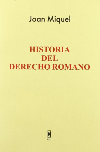 Beispielbild fr HISTORIA DEL DERECHO ROMANO zum Verkauf von Librera Pramo