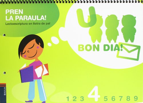 Imagen de archivo de Quadern Lectoescriptura n 4 Pren la paraula! Ed.Infantil a la venta por Iridium_Books