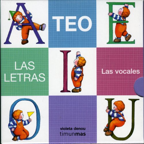 9788448004156: Las vocales: Estuche con 5 libros (Aprende con Teo)