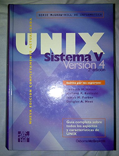 Imagen de archivo de Unix Sistema V Version 4 a la venta por Hamelyn