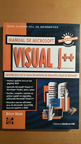 Imagen de archivo de Manual de Microsoft Visual J (Spanish Edition) a la venta por Iridium_Books