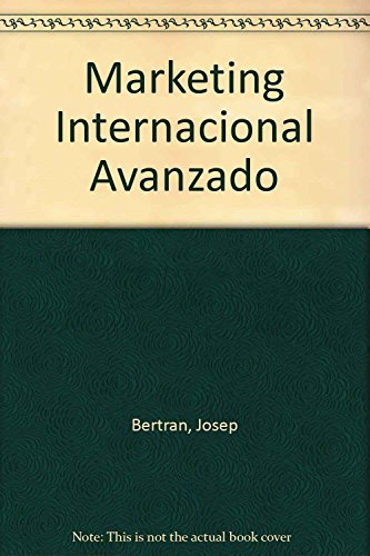 Stock image for Marketing Internacional Avanzado for sale by medimops