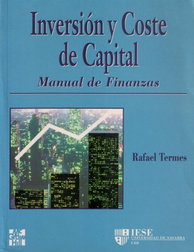Imagen de archivo de Inversion y Coste de Capital a la venta por Hamelyn