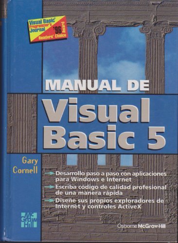 Manual de Visual Basic 5 (Spanish Edition) (9788448112110) by Gary Cornell