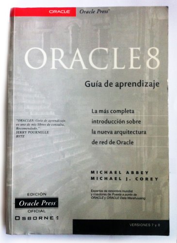 Stock image for Oracle 8 : guia de aprendizaje for sale by medimops