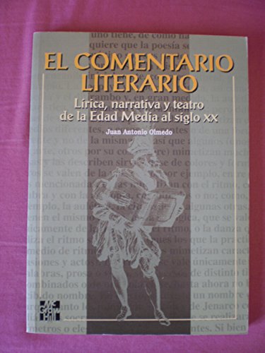 Imagen de archivo de El comentario literario a la venta por medimops