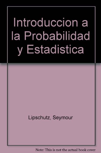 Beispielbild fr Introduccion a la Probabilidad y Estadistica (Spanish Edition) zum Verkauf von Iridium_Books