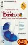 Beispielbild fr Microsoft Excel 2000 - Programacion Con. - zum Verkauf von Hamelyn