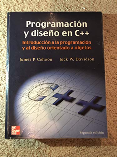 Stock image for Programacion y Diseno En C++ - 2b: Edicion (Spanish Edition) for sale by Iridium_Books