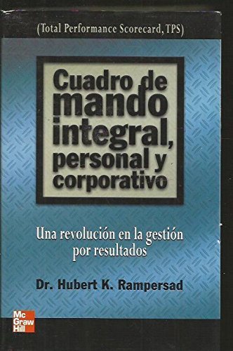 Absurdo En gatear Cuadro de mando integral, personal y corporativo - Rampersad, Hubert K.:  9788448140656 - IberLibro