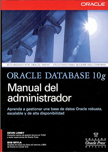 Beispielbild fr Oracle DataBase 10g. Manual del administrador zum Verkauf von medimops