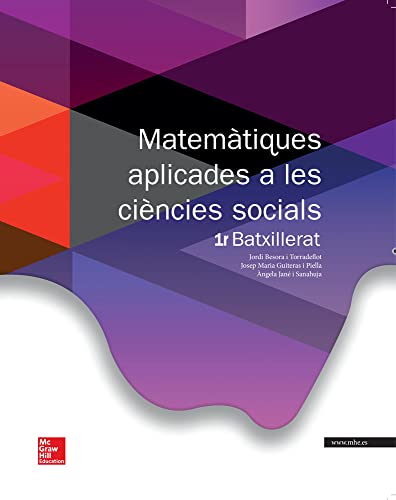 Stock image for Matemtiques Aplicades a Les Ciencies Socials. Batxillerat 1 - Edici 2015 - 9788448196073 for sale by Hamelyn