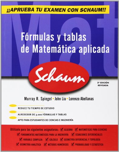Stock image for Frmulas y Tablas de Matemtica Aplicada for sale by OM Books