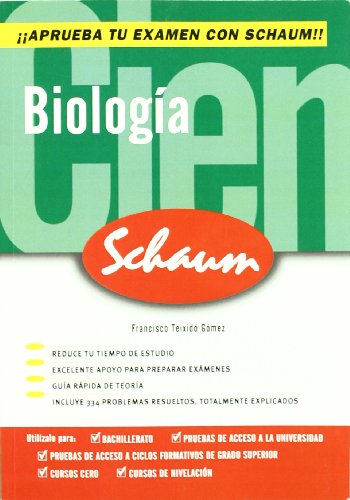 Imagen de archivo de CUTR Biologa Schaum Selectividad- Curso cero a la venta por Iridium_Books