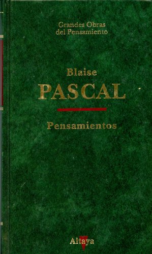 9788448701437: Pensamiento (1997 Spanish Edition) [Hardcover] Pascal, Blaise