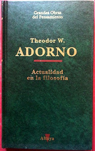 9788448701727: Actualidad de la filosofia