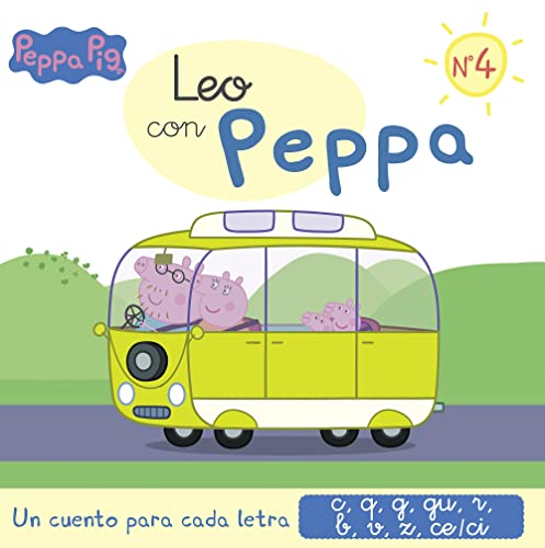 Stock image for LEO CON PEPPA. UN CUENTO PARA CADA LETRA: C, Q, G, GU, R (SONIDO SUAVE), B, V, Z, CE-CI (PEPPA PIG. LECTOESCRITURA) for sale by KALAMO LIBROS, S.L.