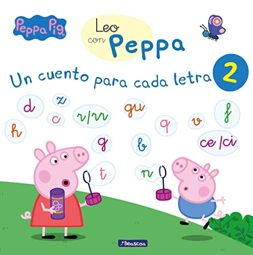 Stock image for LEO CON PEPPA. UN CUENTO PARA CADA LETRA: T, D, N, F, R/RR, H, C, Q, P, GU, B, V, Z, CE/CI (PEPPA PIG. LECTOESCRITURA) for sale by KALAMO LIBROS, S.L.