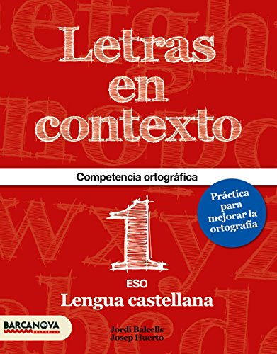 Imagen de archivo de Letras en contexto, ortrografa, 1 ESO (Catalua, Baleares). Cuaderno a la venta por medimops