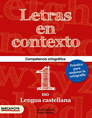 Stock image for Letras en contexto, ortrografa, 1 ESO (Catalua, Baleares). Cuaderno for sale by medimops