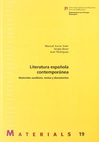 Stock image for Literatura espaola contempornea for sale by Iridium_Books
