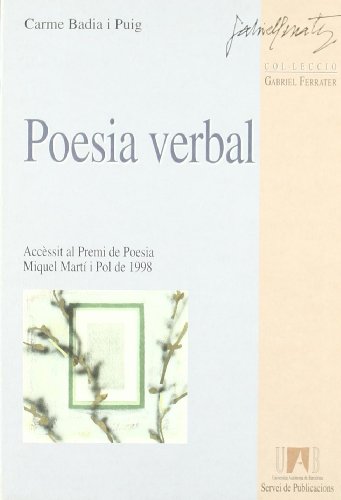 Stock image for Poesia verbal for sale by Hilando Libros
