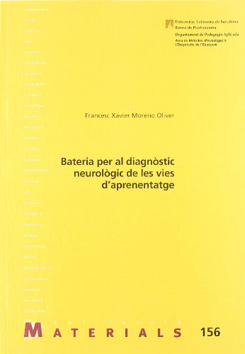 Stock image for Bateria per al diagn?stic neurol?gic de les vies d'aprenentatge for sale by Hilando Libros