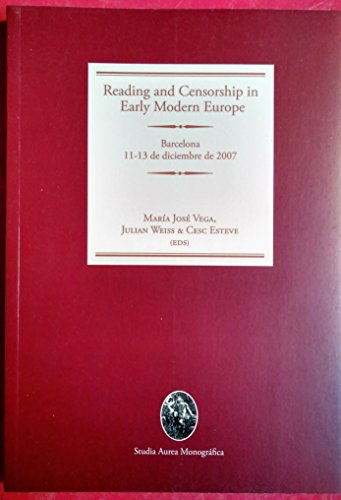 Stock image for I Workshop Reading and Censorship in Early Modern Europe : celebrated 11-13 december 2007 in Barcelona: Barcelona, 11-13 de diciembre de 2007 for sale by medimops