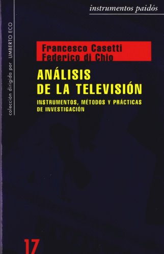 9788449306655: Analisis de la television / Analysis of Television: Instrumentos, mtodos y prcticas de investigacin: 1