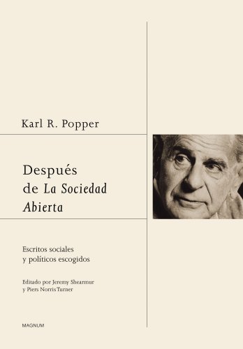 DespuÃ©s de La sociedad abierta: Escritos sociales y polÃ­ticos escogidos (9788449323584) by Popper, Karl R.