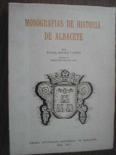 Beispielbild fr Monografas de Historia de Albacete zum Verkauf von Librera Cajn Desastre