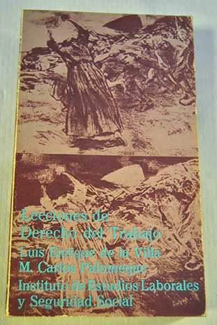9788450018080: LECCIONES DE DERECHO DE TRABAJO