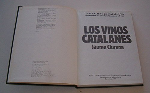 Imagen de archivo de Los Vinos Catalanes a la venta por Librera Prncep