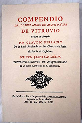 Imagen de archivo de Compendio de los Diez Libros de Arquitectura de Vitrubio a la venta por Almacen de los Libros Olvidados