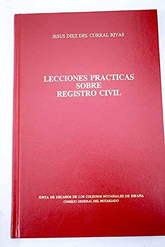 9788450090031: LECCIONES PRCTICAS SOBRE REGISTRO CIVIL