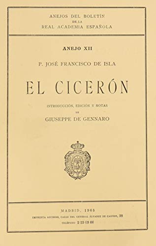 Imagen de archivo de El ciceron a.12 a la venta por Iridium_Books