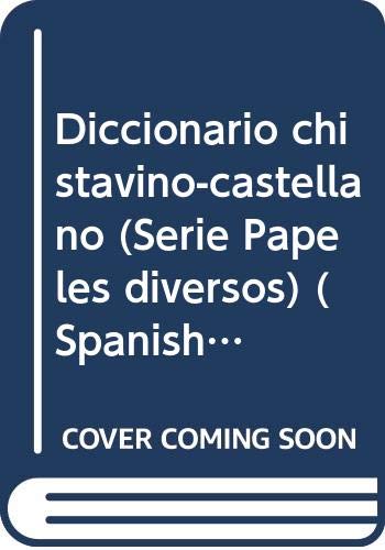 9788450500370: Diccionario chistavino-castellano (Serie Papeles diversos) (Spanish Edition)