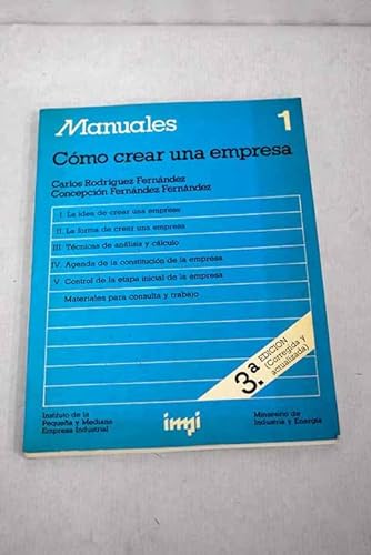 Stock image for Manuales Cmo crear una empresa for sale by Tik Books ME