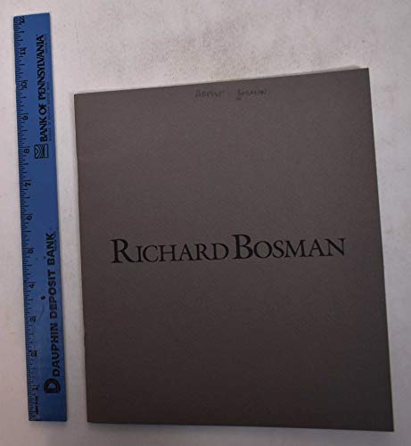 Stock image for Richard Bosman for sale by ANARTIST