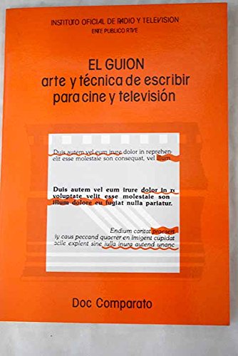 Imagen de archivo de EL GUIN ARTE Y TCNICA DE ESCRIBIR PARA CINE Y TELEVISIN a la venta por Librera Rola Libros