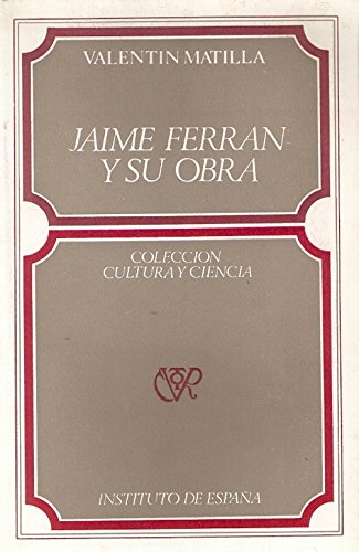 Imagen de archivo de JAIME FERRAN Y SU OBRA a la venta por Prtico [Portico]