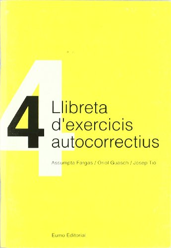 Stock image for Llibreta D'exercicis Autocorrectius 4 for sale by Hamelyn