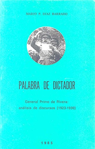 Beispielbild fr PALABRA DE DICTADOR zum Verkauf von Hiperbook Espaa