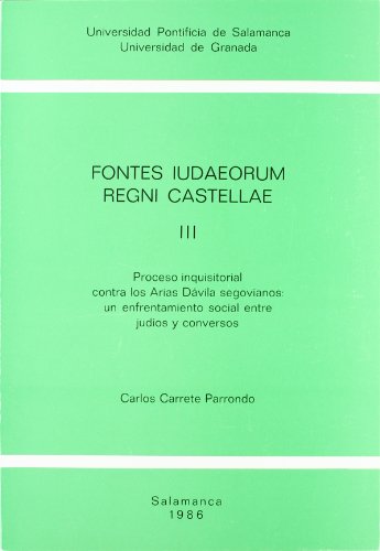 Imagen de archivo de Fontes iudaeorum regni castellae III a la venta por Zilis Select Books