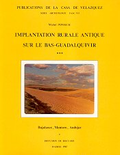Stock image for Implantation Rurale Antique Sur Le Bas-Guadaluivir for sale by Castle Hill Books