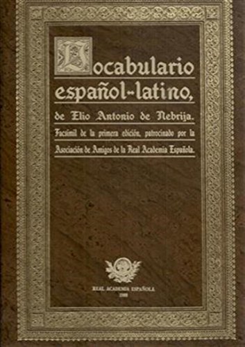 Stock image for Vocabulario espan?ol-latino (Spanish Edition) for sale by Iridium_Books