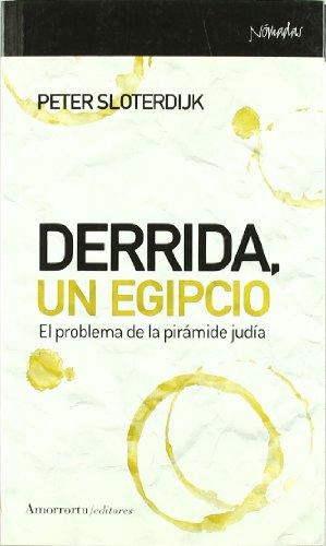 Beispielbild fr Derrida, un egipcio : el problema de la pirmide juda zum Verkauf von AG Library