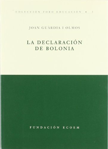 Beispielbild fr Declaracion de Bolonia, la zum Verkauf von Hamelyn