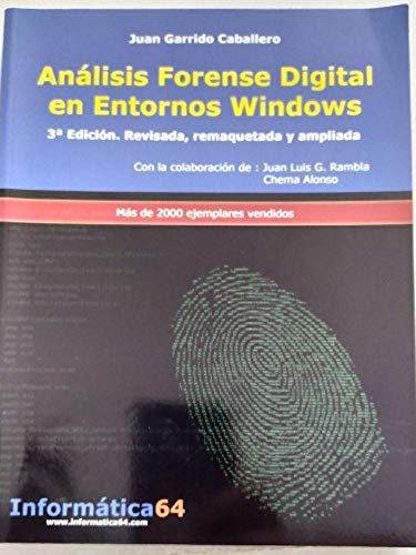Beispielbild fr Analisis Forense Digital En Entornos Windows zum Verkauf von medimops